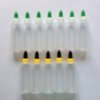 Leerflasche, Dosierflasche mit Drehverschluß für 80 ml, für Klebstoff, Window Color, Acrylfarben Bild 1