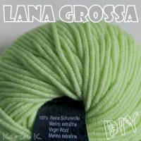 3 Knäuel 150 Gramm Merino Superfein von Lana Grossa helles Limonengrün Zartgrün Farbe 540 Partie 58127 Bild 8