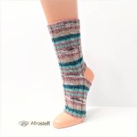 Yoga Socken mit Zopfmuster, Pediküre Socken Gr. 39/40 Bild 1