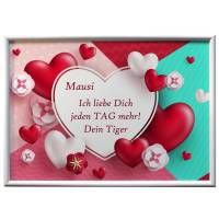 Alu-Tafel mit Wunschtext | Geschenk Liebe Valentinstag Bild 2