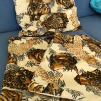 Zierkissen Wellness Fleece, Kissenbezug ,genäht, inklusive Allergiker geeignetem Kissen Bild 4
