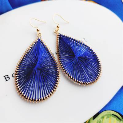 Ohrringe "Blauer Faden"