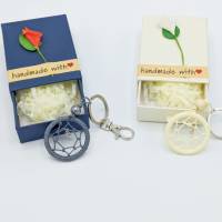 Schlüsselanhänger Traumfänger mit Geschenkbox, Handmade Geschenke für Freundin, Mama oder Schwester Bild 6