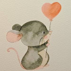 Geschenk zur Geburt personalisiert - Geldgeschenk zum Baby mit Namen - kleines Mäuschen Geschenkset Mädchen - Geschenk Bild 5