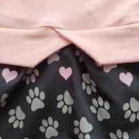 Sweater Kleid / Sweater / Tunika / Girly Sweater / Kleidchen mit Schößchen Kleid für Mädchen Pötchen Rosa Bild 4