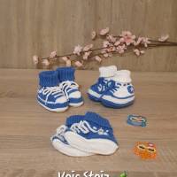 Newborn Schuhe Baby Schuhe Gestrickt Bild 1
