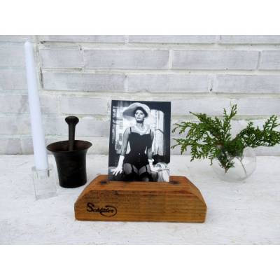 Fotohalter, Postkartenständer, nachhaltig, Fotoständer, Holz, Altholz, Bilderhalter, Deko, Foto