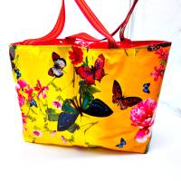 Strandtasche Schmetterling Bild 2