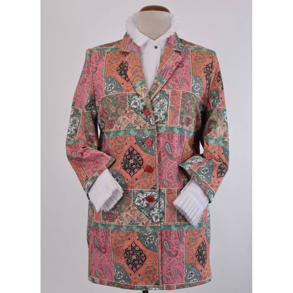 Damen Sommer Mantel in Paisley Print Bild 1
