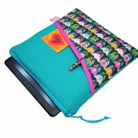 eReader Tasche Tablethülle Tulpen Mini smaragdgrün, personalisierbar, z.B. für Tolino Vision 6 Epos 3 Kindle Oasis 10 Bild 6