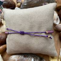Lilac - Edelstein-Armband mit Amethyst, Lavendel-Amethyst, Jade und Rocailles Bild 4