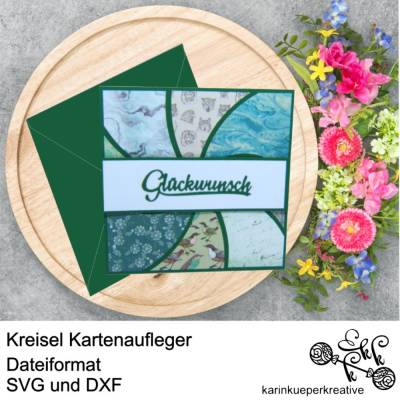 Plotterdatei Kreisel Kartenaufleger