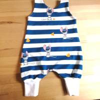 Baby Frühchen Strampler, Gr 46/48 mit Shirt , Reborn Baby, Handgefertigt aus Jersey für Frühchen Babys Bild 2