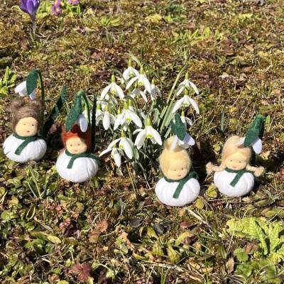 Schneeglöckchen Mini - Blumenkind - Jahreszeitentisch - Winter - Frühling