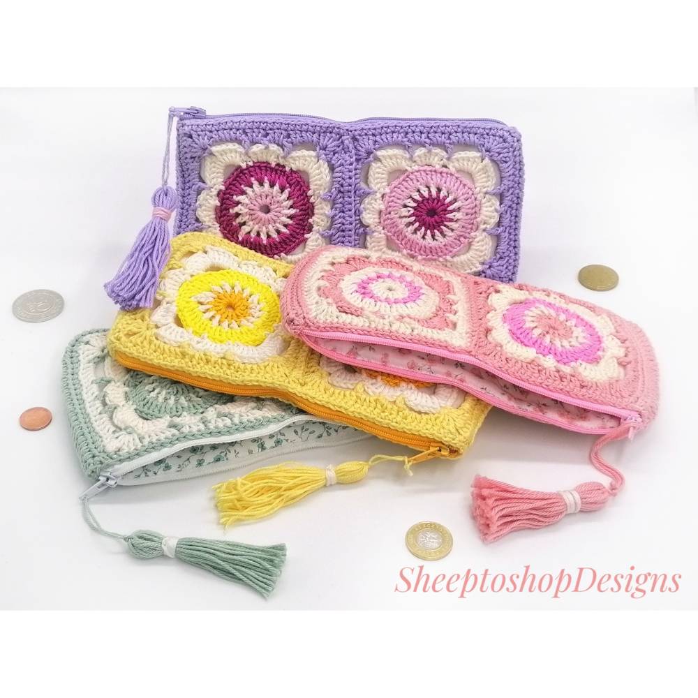 Kosmetiktasche Lilie Vintage Boho Stil PDF H kelanleitung Kosmetiktasche Lilie Vintage Boho Stil PDF H kelanleitung