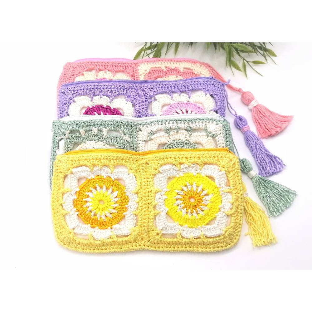 Kosmetiktasche Lilie Vintage Boho Stil PDF H kelanleitung Kosmetiktasche Lilie Vintage Boho Stil PDF H kelanleitung