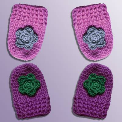 Häkelanleitung für kuschelige Baby-Handschuhe (0-6 Monate)