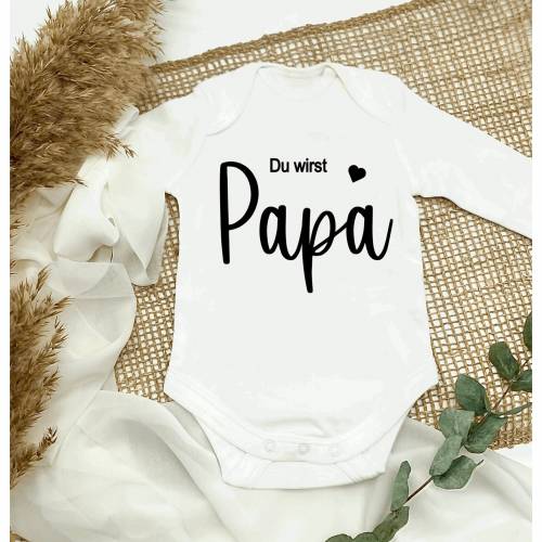 Geschenk für Papa | Oma | Opa | Tante | Schwangerschaft verkünden Baby Body | Überraschung Schwangerschaft I Wir werden