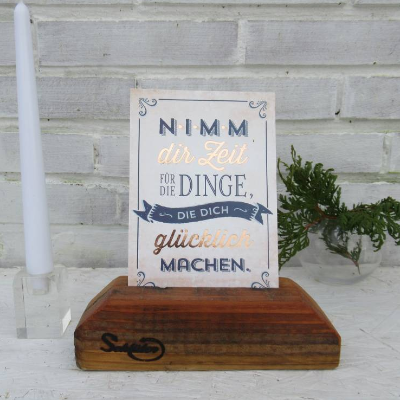 Fotohalter, Postkartenständer, nachhaltig, Fotoständer, Holz, Altholz, Bilderhalter, Deko, Foto