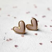 kleine Herzen • Ohrstecker Polymer Clay | Ohrschmuck | Geschenke für Frauen | Valentinstag Bild 1