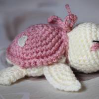 Kuschelige Schildkröte für Kinder, perfektes Geschenk für Kleine und Große, süße Kinderzimmer Dekoration, Kuscheltier Bild 1