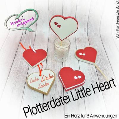 Plotterdatei Little Heart