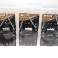 addi Rundstricknadel 4,0 / 4,5 / 5,0 mm - 40 cm nickelfreie Stricknadeln mit Messingspitzen und Kunststoffseil Bild 1
