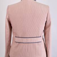 Damen Breit Cord Blazer in Puder Farbe, leicht rosa Bild 5
