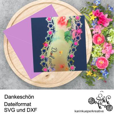 Plotterdatei Dankeschön