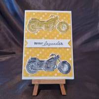 Du bist legendär - Motorrad - Geburtstagskarte Bild 1