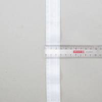 Gardinen-Faltenband, 27mm breit, 4 Falten, 7cm Abstand, Zugabe 300% weiß 1 Meter Bild 4