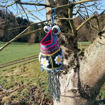 MONSTAAA 008 mit Namen Utensilo hanging-basket Handy-Ladestation Sorgenfresser Hängekörbchen Aufbewahrung