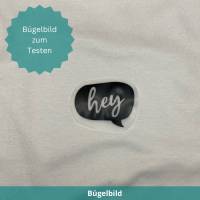 Bügelbild "Grizzlybär" schwarz DTF-Transfer Bild 2