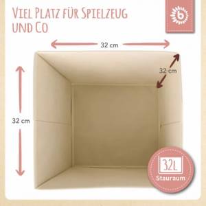Personalisierte Aufbewahrungsbox Reh passend Ikea | Korb für Spielsachen | Personalisierte Kinderzimmerdeko Spielzeug Au Bild 6