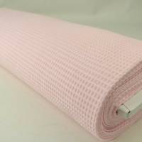 Waffelpique, reine Baumwolle, hochwertige Qualität, rosé, 150 cm breit, Preis pro 0,5 lfdm Bild 2