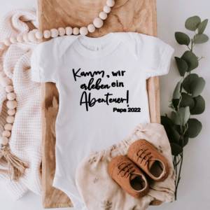 Schwangerschaft verkünden | Abenteuer erleben | Baby Body Mama Papa Wunder Überraschung | Geschenk Bild 1