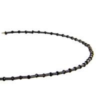 schwarze Spinell Hämatin Halskette mit glänzend matt Bild 5