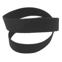Gurtband schwarz, Baumwolle, 30mm breit, für Taschen, nähen, Meterware, 1 Meter Bild 1