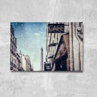 Paris mit Eiffelturm Alu-Print ab 30x40 cm hochwertige Alu-Dibond Platte Wandbild Kunstdruck Bild 2