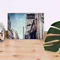 Paris mit Eiffelturm Alu-Print ab 30x40 cm hochwertige Alu-Dibond Platte Wandbild Kunstdruck Bild 4