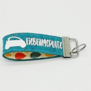 Schlüsselanhänger aus Filz, perfekter kleiner Autoschlüsselanhänger, 17 Filzfarben, 37 Stoffmuster, Bild 1