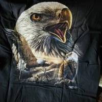 T-Shirt mit  beidseitigem Adler-Motiv, Western Bild 1