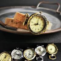Armbanduhr, Wickeluhr, Uhr, Damenuhr, Kork, Korkarmband, Vintage-Stil, natur Bild 1