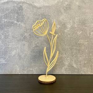 3D-Dekoblume #9 / Trockenblumen / Blumenwiese - über 50 Farben Bild 2