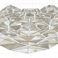 stl 3mf Husky Hund geometrisch 3D Druck Datei Download Bild 3