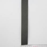 Gurtband dunkelgrau, Baumwolle, 30mm breit, für Taschen, nähen, Meterware, 1 Meter Bild 2