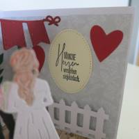 Explosionsbox aus Papier, Hochzeit, Geldgeschenk, Gutschein, Vermählung, Hochzeitsgeschenk Bild 4