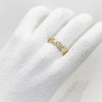 Filigran Ring aus Gold 750, Goldschmiedearbeit, Bild 3