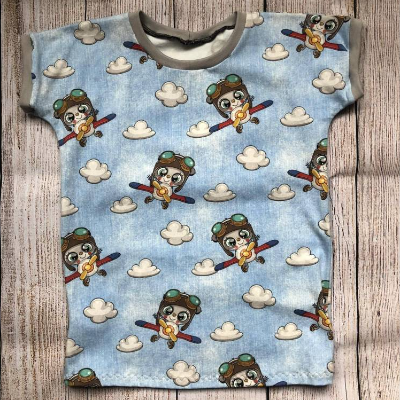 T-Shirt Flugzeug Größe 110