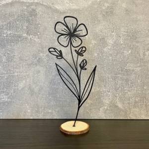 3D-Dekoblume #4 / Trockenblumen / Blumenwiese - über 50 Farben Bild 1
